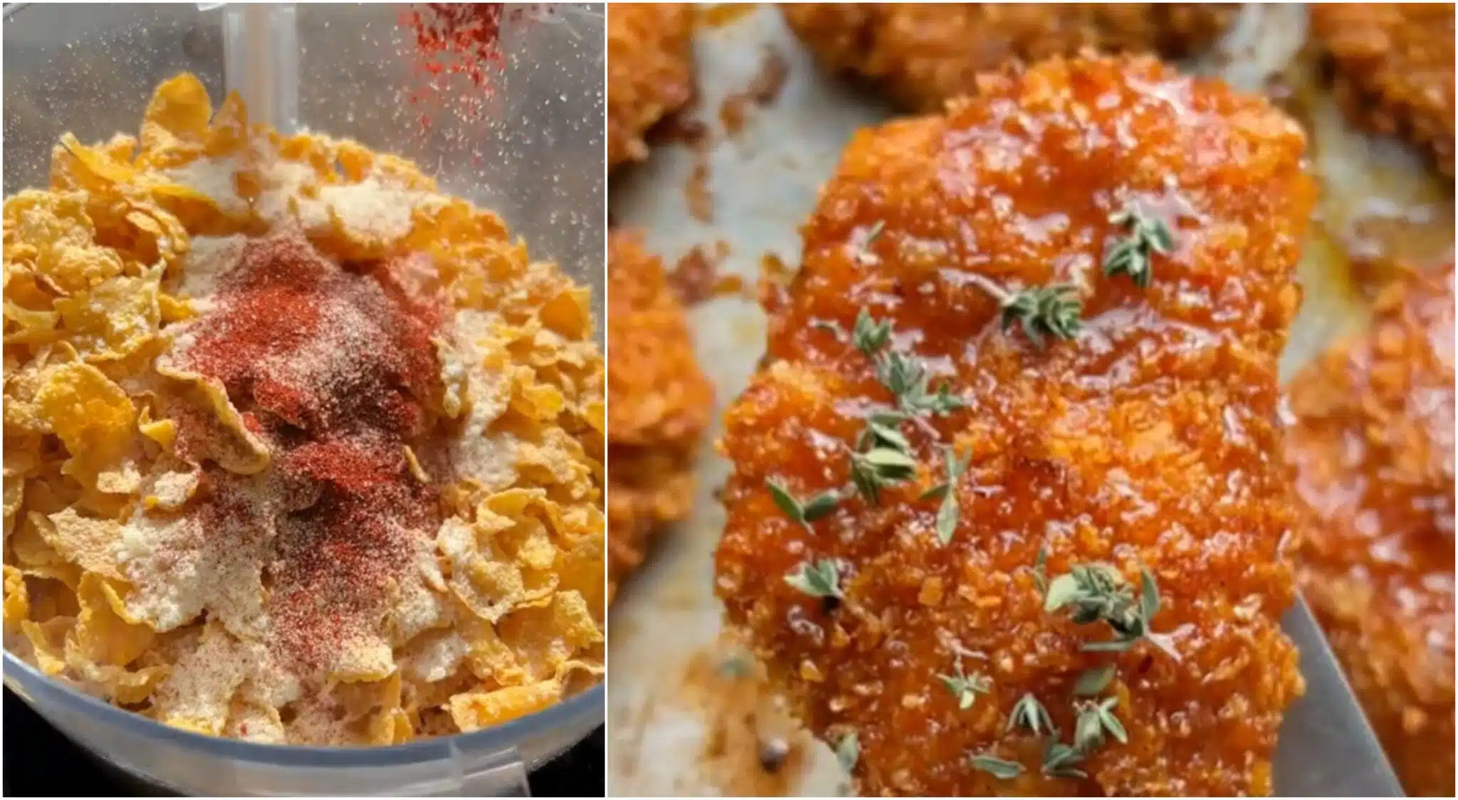 Sekoita maissihiutaleet, juusto ja mausteet: tätä parempaa kanaa ei saa mistään Sekoita maissihiutaleet, juusto ja mausteet: tätä parempaa kanaa ei saa mistään