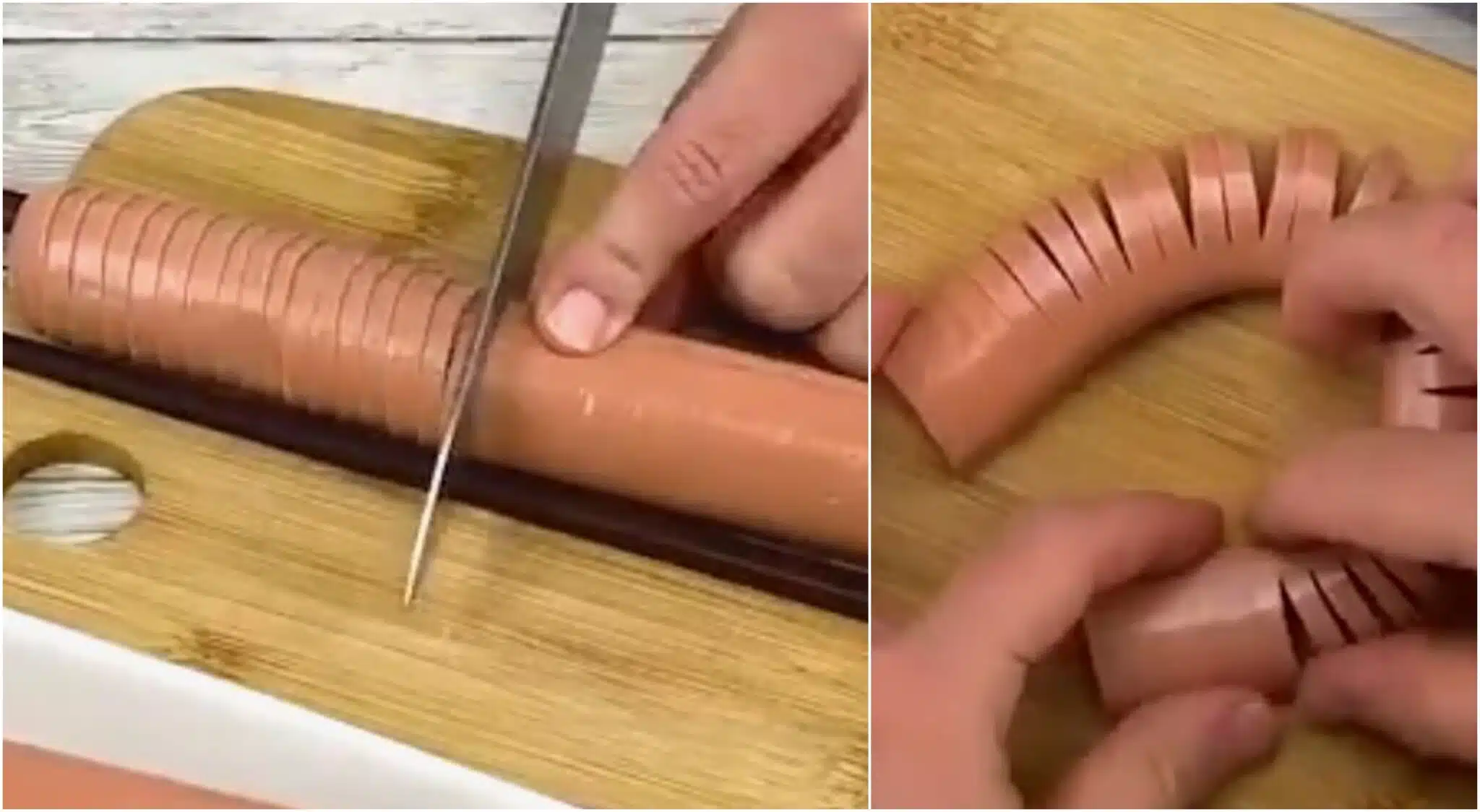 Tee nakkeihin viiltoja ja muotoile ne ympyräksi: täydellinen aamiainen 2 raaka-aineesta