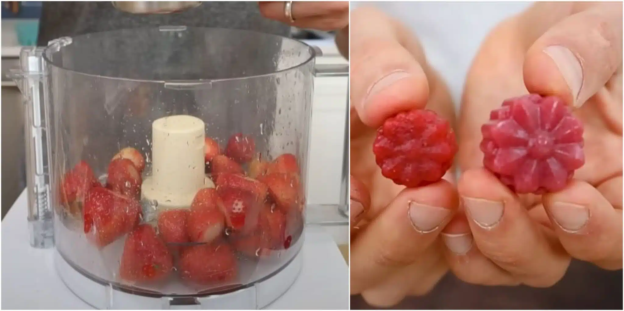 Sekoita mansikat ja 3 raaka-ainetta – saat todella herkullisia ja terveellisiä karkkeja