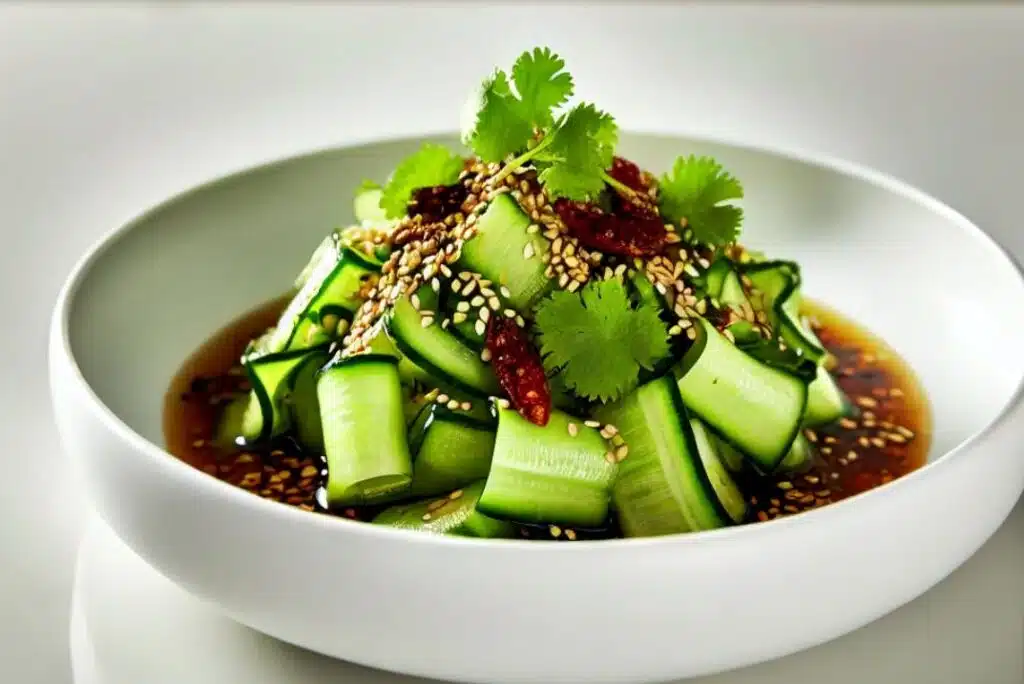Aasialainen kurkkusalaatti – superhelppoa ja naurettavan hyvää