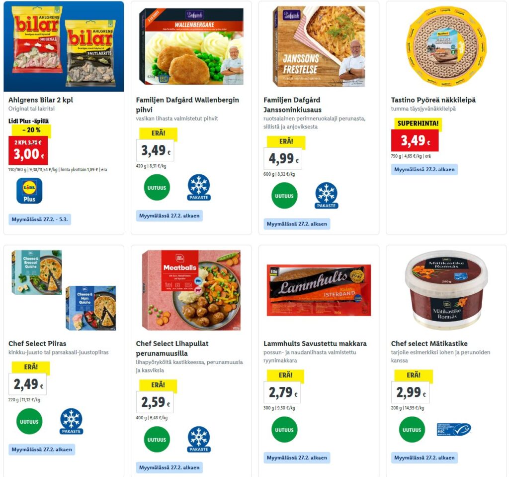 Suomen Lidlin iloinen yllätyspaljastus - tällaista ei olla nähty koskaan aikaisemmin LIDL 1