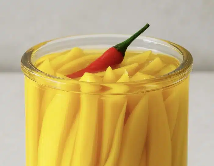 Tiesitkö, että mangosta saa maukkaan lisukkeen? Tarvitset vain etikkaa, sokeria ja vettä