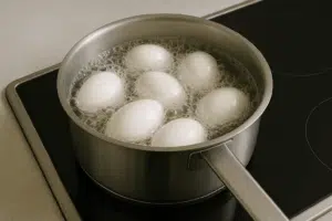 Lisää tätä veteen ja kananmunan kuoret irtoavat kuin itsestään