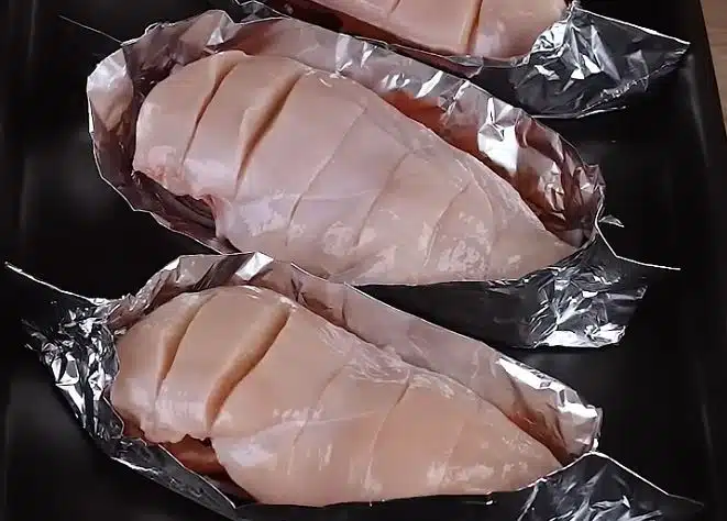 Taittele foliosta veneitä ja lisää päälle kanat: ”miksi en ole nähnyt tätä reseptiä aiemmin?”