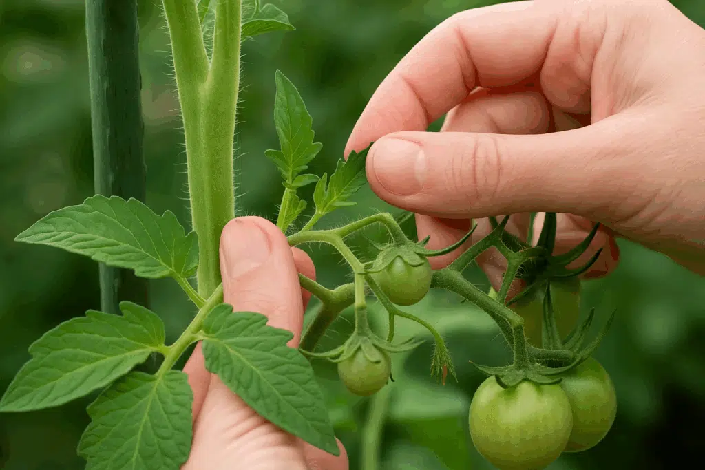 Muistathan tehdä tämän tomaatin taimelle? Saat runsaamman ja paremman makuisen sadon