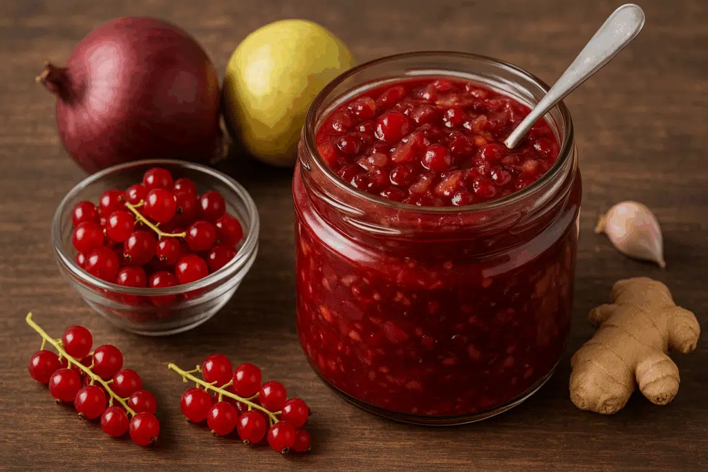 Punaherukkachutney on lisuke, jota et halua jättää kokeilematta - näin valmistat sen Punaherukkachutney on lisuke, jota et halua jättää kokeilematta – näin valmistat sen