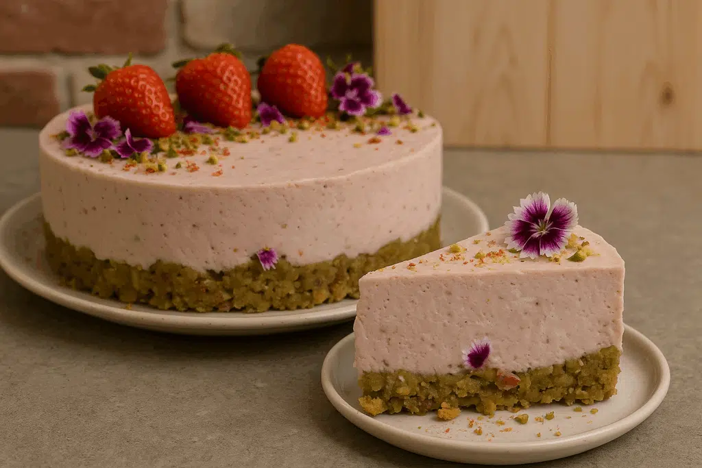 Mansikkajuustokakku saa ihanan maun tästä pähkinästä – leipomoyrittäjän herkkuresepti