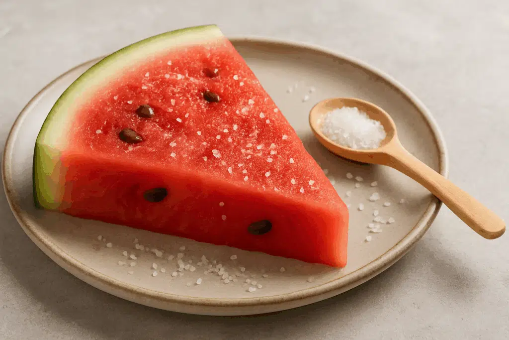 2 syytä, miksi vesimelonin päälle kannattaa lisätä hyppysellinen suolaa