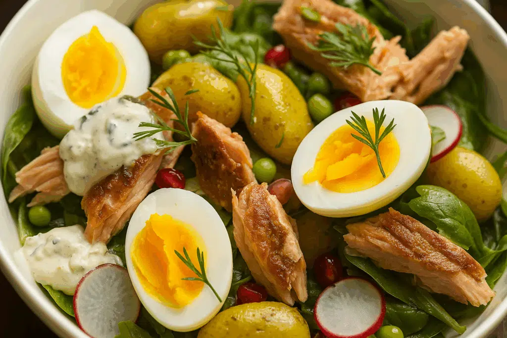 Kallen kirjolohisalaatti nousi suursuosioon: ”Tätä voisi syödä vaikka joka päivä”