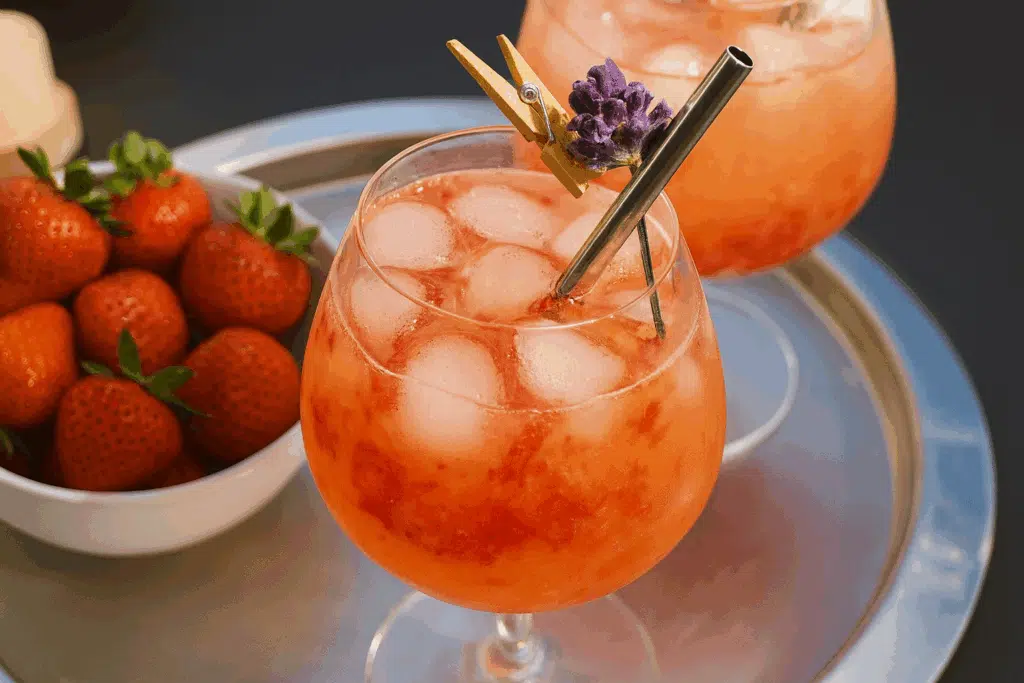 Makeaa ja raikasta – tämä mansikkadrinkki hurmaa vieraasi alta aikayksikön