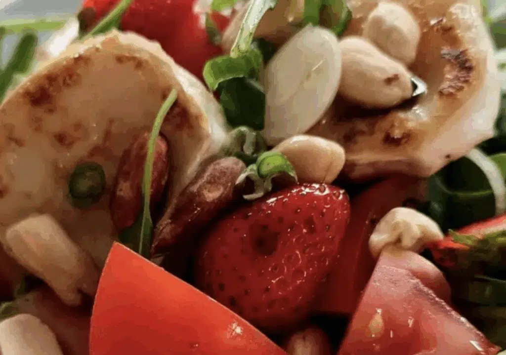 Harri Syrjäsen mansikka-vuohenjuustosalaatti: ”Tajuttoman hyvää”