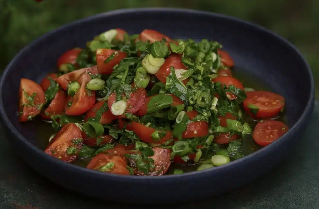 Huippukokin tomaattisalaatti menee kaiken grilliruoan kanssa – älyttömän hyvää!