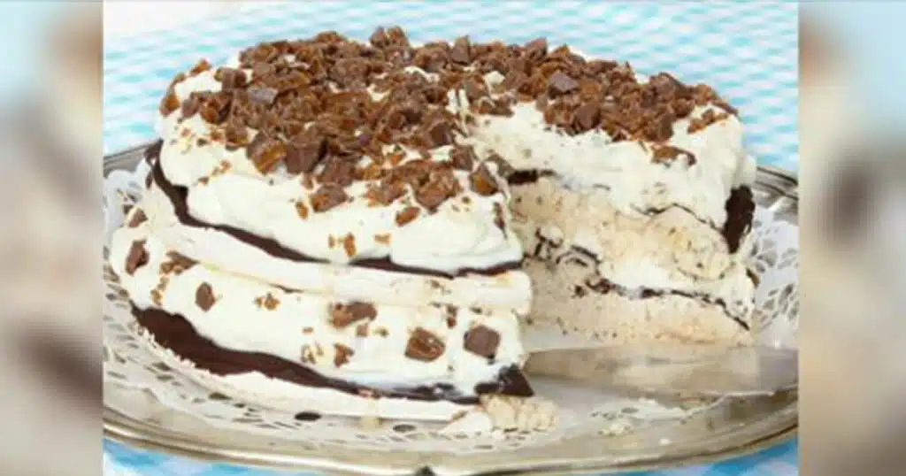 Herkullinen Daim-kakku syntyy 5 raaka-aineesta