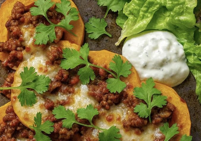 Tämä kurpitsa-jauhelihapelti korvasi perheemme nachopellin - herkullista! Tämä kurpitsa-jauhelihapelti korvasi perheemme nachopellin – herkullista!