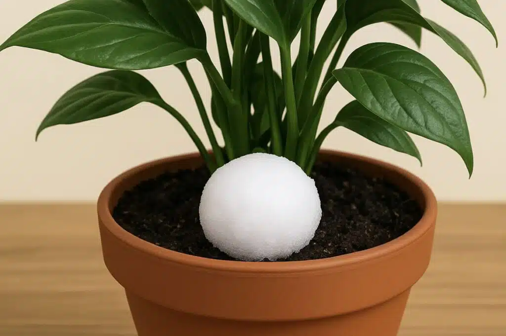 Laitoin lumipallon viherkasvin juurelle – ruotsalaislehdessä jaettu vinkki on nerokas