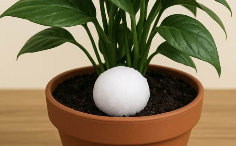 Laitoin lumipallon viherkasvin juurelle - ruotsalaislehdessä jaettu vinkki on nerokas Laitoin lumipallon viherkasvin juurelle – ruotsalaislehdessä jaettu vinkki on nerokas