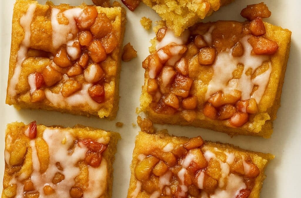 Pinnalta mehevä ja sisältä kuohkea omenapiirakka - tehdään valmiskakkujauhosta Pinnalta mehevä ja sisältä kuohkea omenapiirakka – tehdään valmiskakkujauhosta