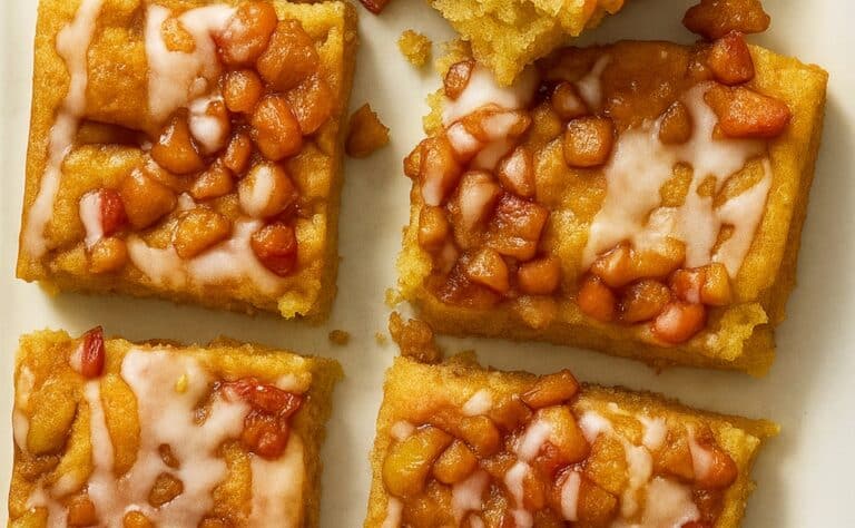 Pinnalta mehevä ja sisältä kuohkea omenapiirakka – tehdään valmiskakkujauhosta