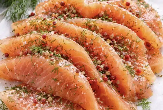 Graavilohesta tuli herkullista, kun vaihdoin mustapippurin tähän