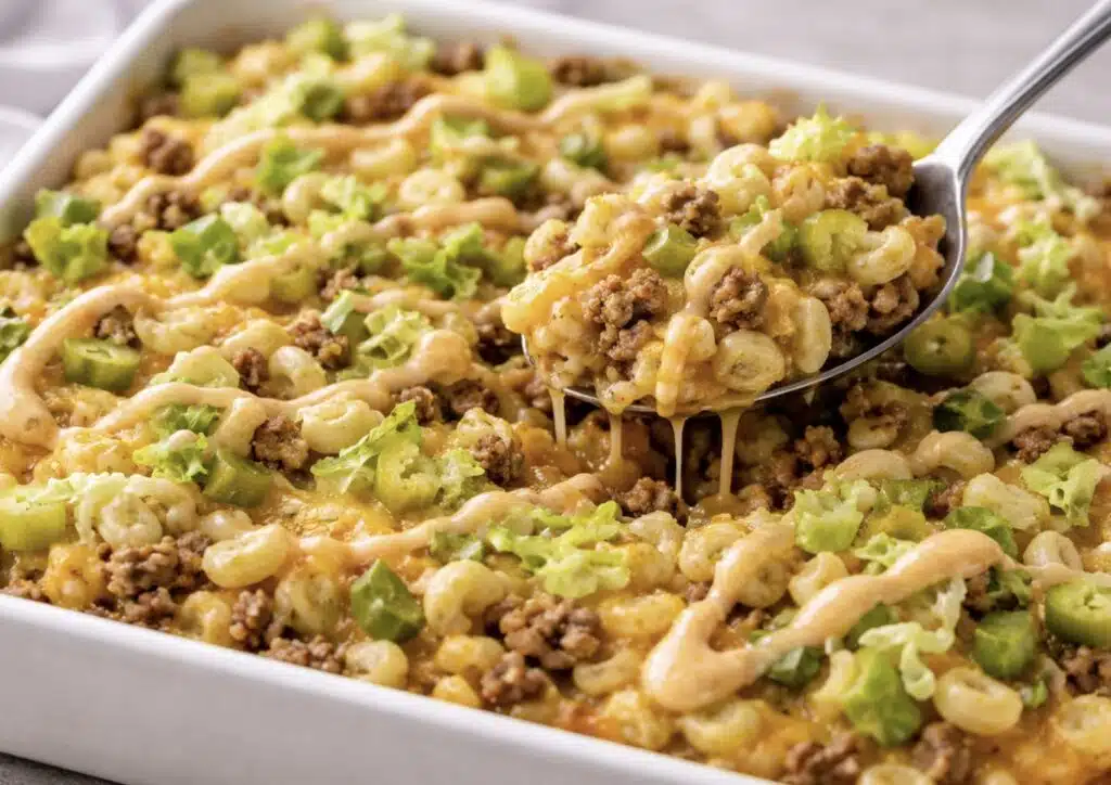 Big Mac -makaronilaatikko vie kielen mennessään – näin valmistat sen