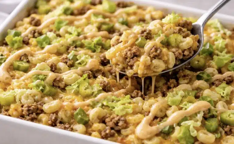 Big Mac -makaronilaatikko vie kielen mennessään – näin valmistat sen