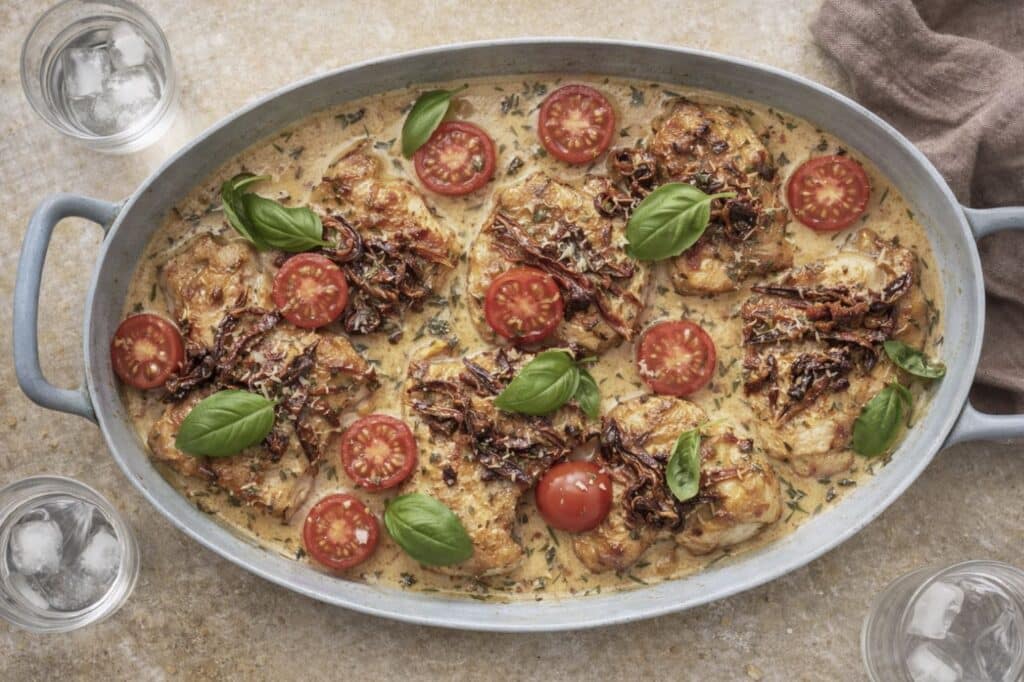 Kermainen broilerivuoka