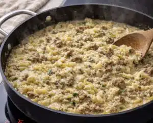 Halvin arkivuoka: Kaalilaatikko ilman uunia valmistuu yhdellä pannulla Halvin arkivuoka: Kaalilaatikko ilman uunia valmistuu yhdellä pannulla