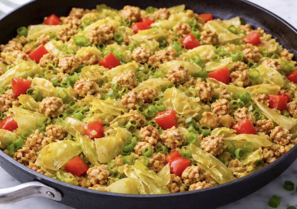 Kaaliwokki paistuu yhdellä pannulla