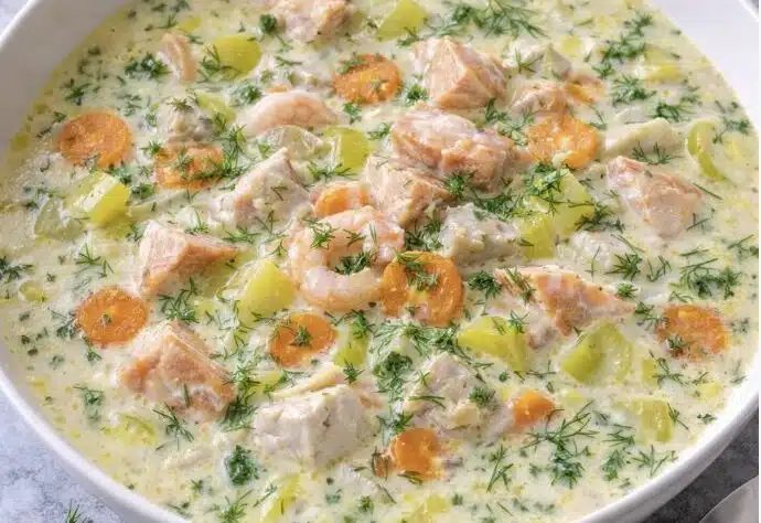 Pieni lisäys teki kalakeitosta sairaan hyvää – kaikki ottivat santsikierroksen