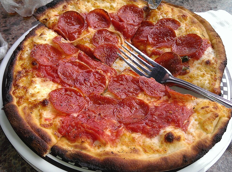 Pepperoni pizza