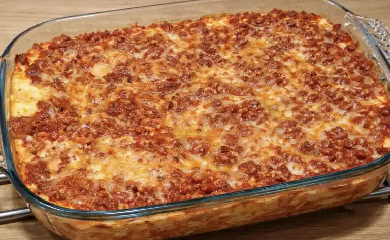 Jauheliha-spagettivuoka – menee heittämällä koko perheen lemppariksi