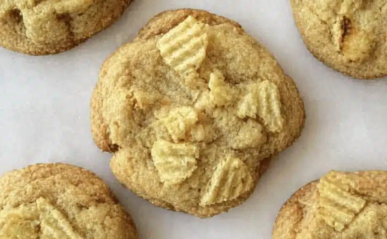 Murustelin keksitaikinaan perunalastuja – lapseni söivät kaikki heti