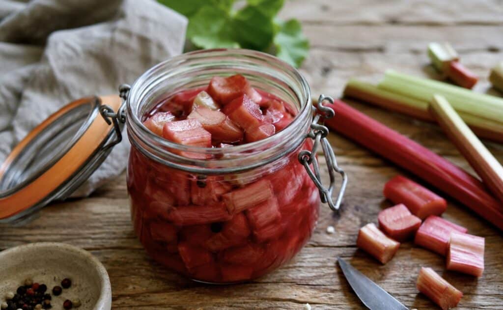 Pikkeloitya raparperia