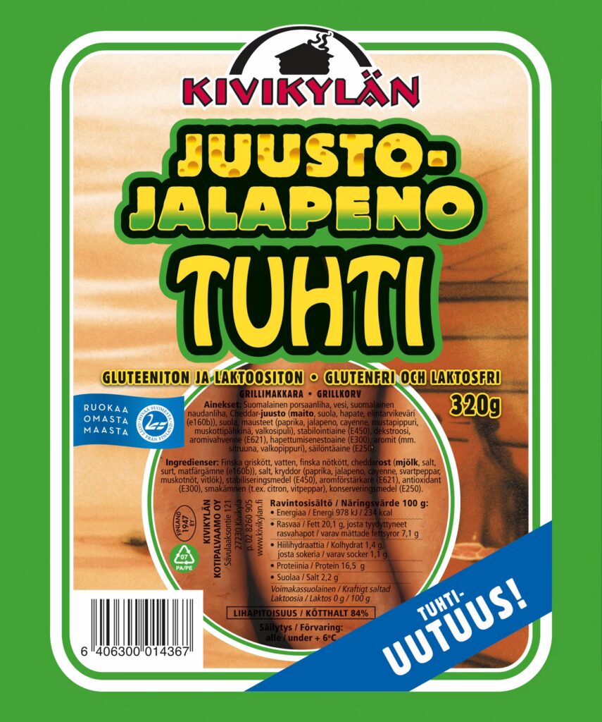 Yksi makkaravalinta nostaa arkisen nakkikeiton aivan uudelle tasolle Juusto jalapeno Tuhti
