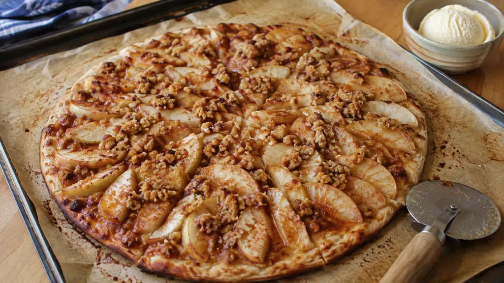 Lado omenaviipaleet pizzapohjalle – tästä voi tulla syksyn oudoin hittipiirakka Lado omenaviipaleet pizzapohjalle – tästä voi tulla syksyn oudoin hittipiirakka