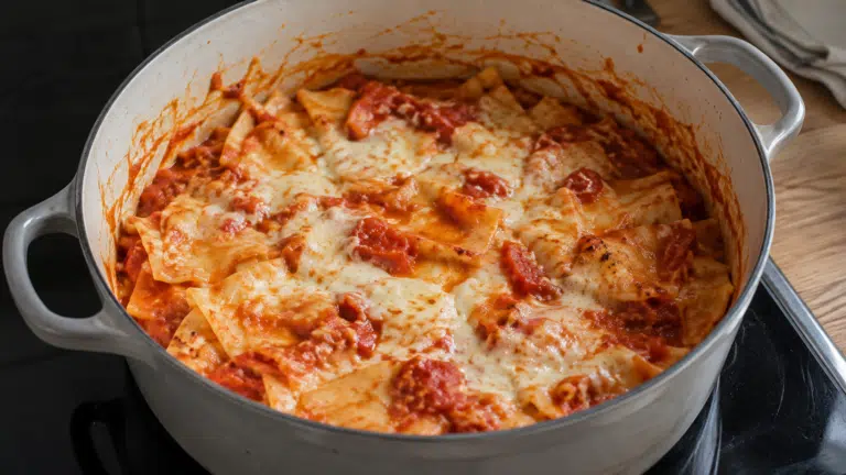 Riko lasagnelevyt suoraan kattilaan – kolmen aineksen pikalasagne valmistuu vartissa