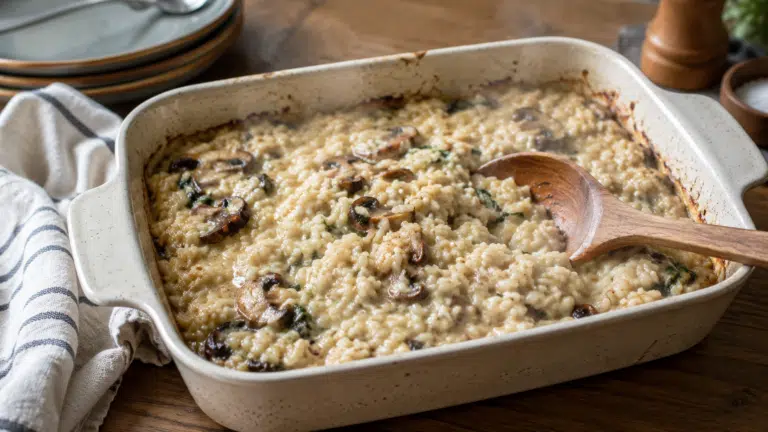 Kaada riisi vuokaan ja unohda jatkuva sekoittaminen – näin syntyy helppo risotto